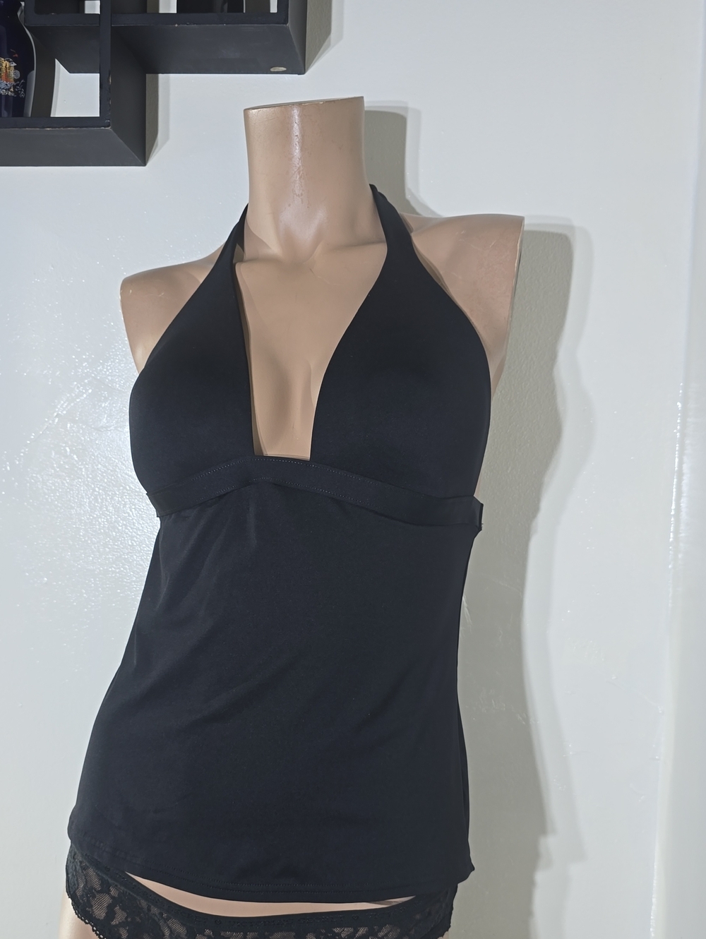 Victoria's Secret Ipex Cami Black PEEK Performance Size 34C